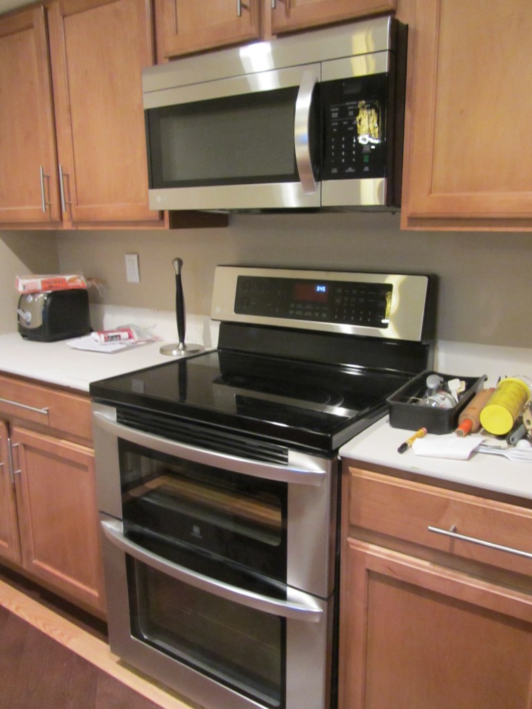 Kitchen Remodel - double oven and microwave