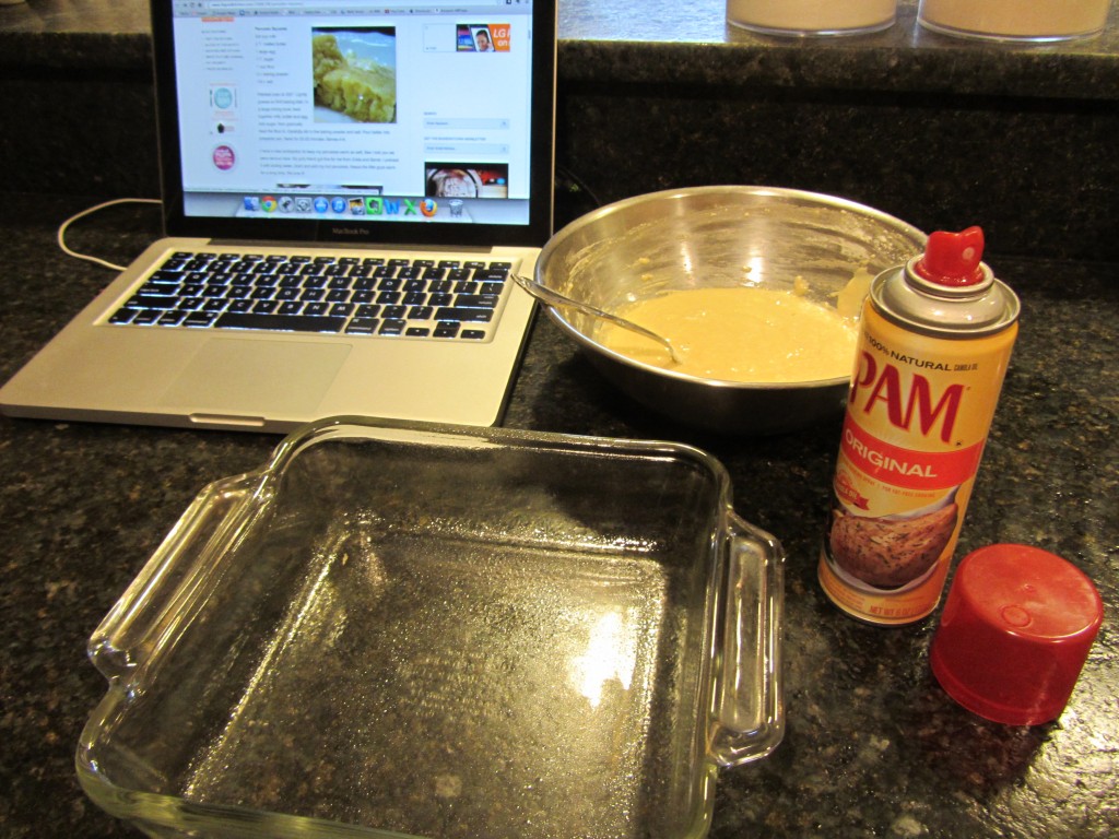 Baked Pancake Squares  preparation