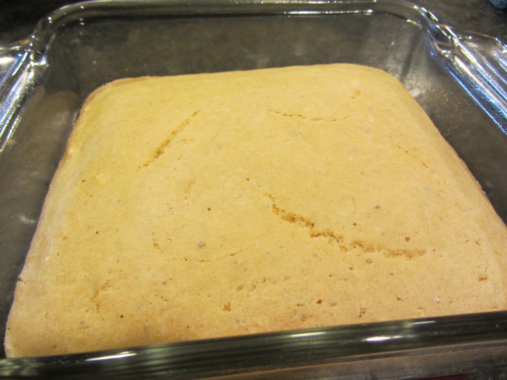 Baked Pancake Squares  in pan