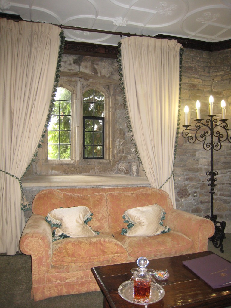 Thornbury Castle Hotel - sitting area in room