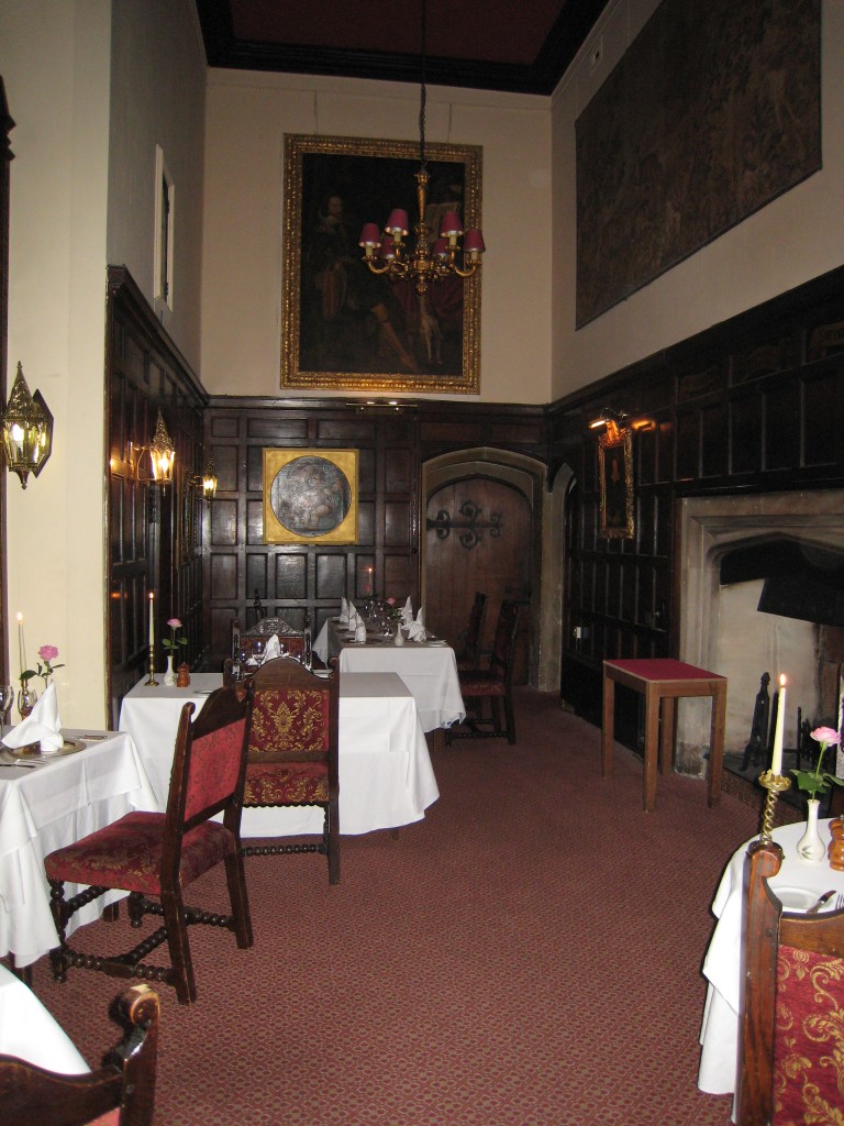 Thornbury Castle Hotel - dining room