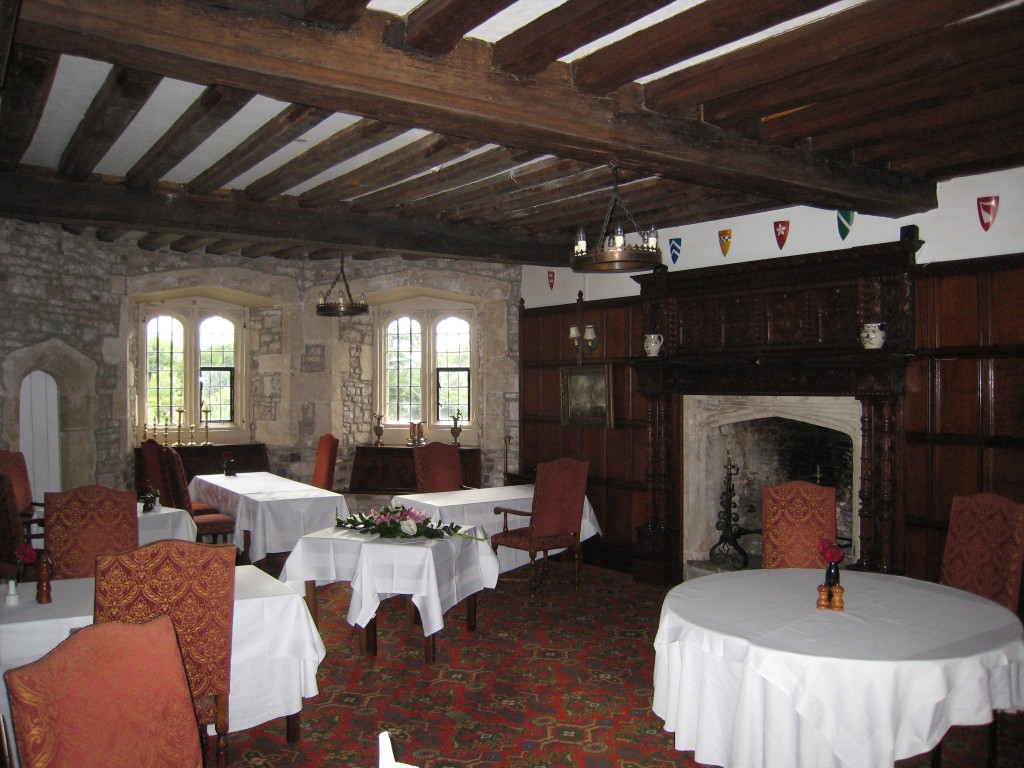 Thornbury Castle Hotel - dining area