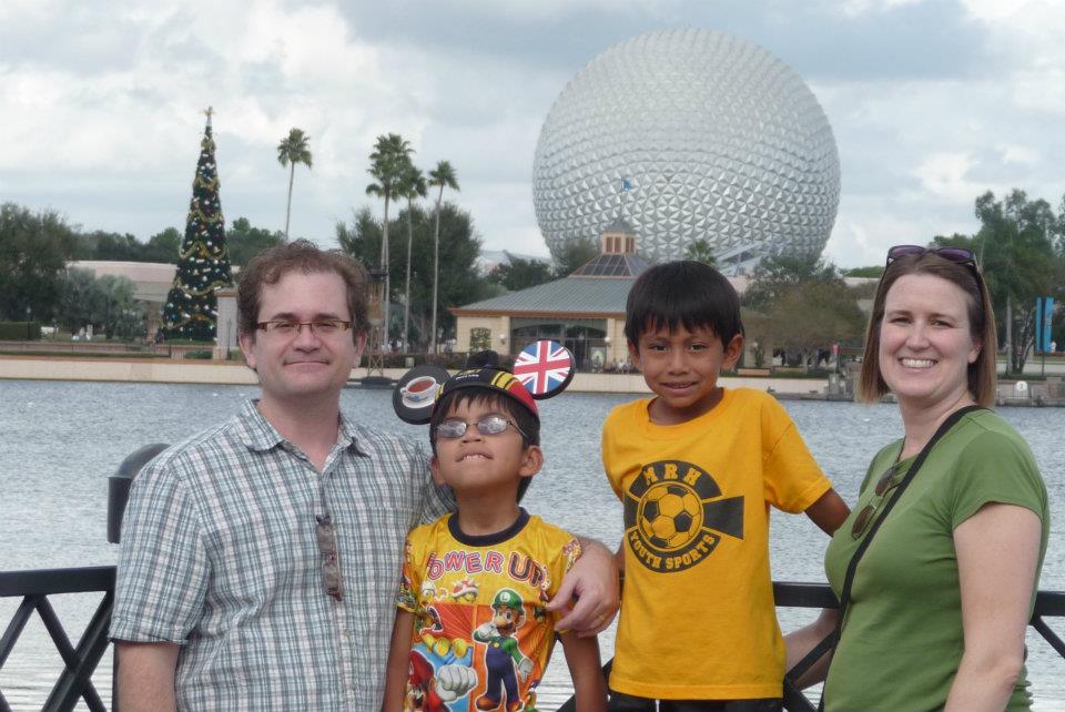 Orahood family after adopting boys from Guatemala