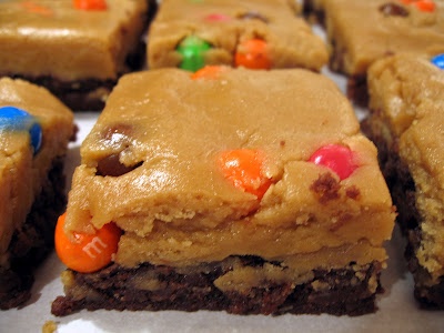 Pinterest PB cookie dough brownie