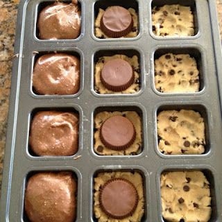 Pinterest Food: Chocolate Chip Peanut Butter Brownies