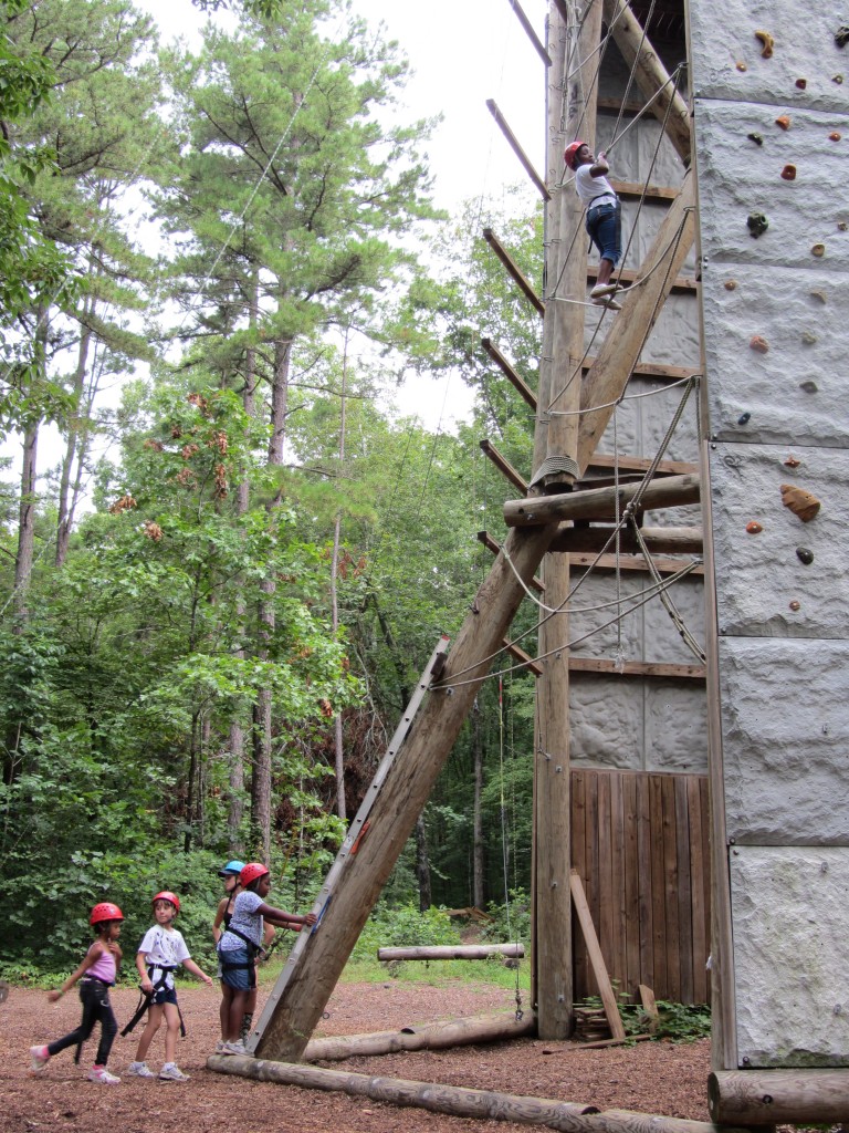 Sherwood Forest Camp - climbing tower