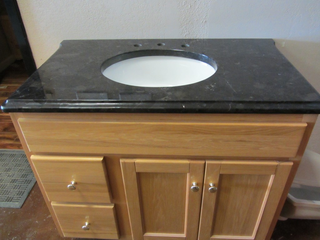 Granite Busters stock vanity top