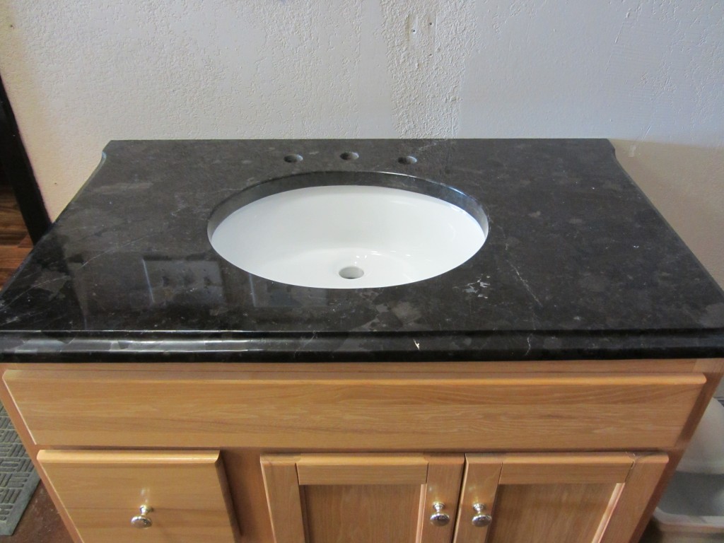 Granite busters top with sink