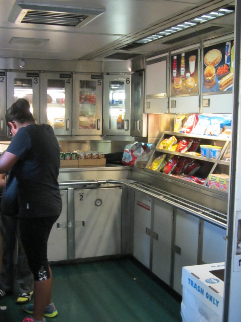 Amtrak - snack bar car