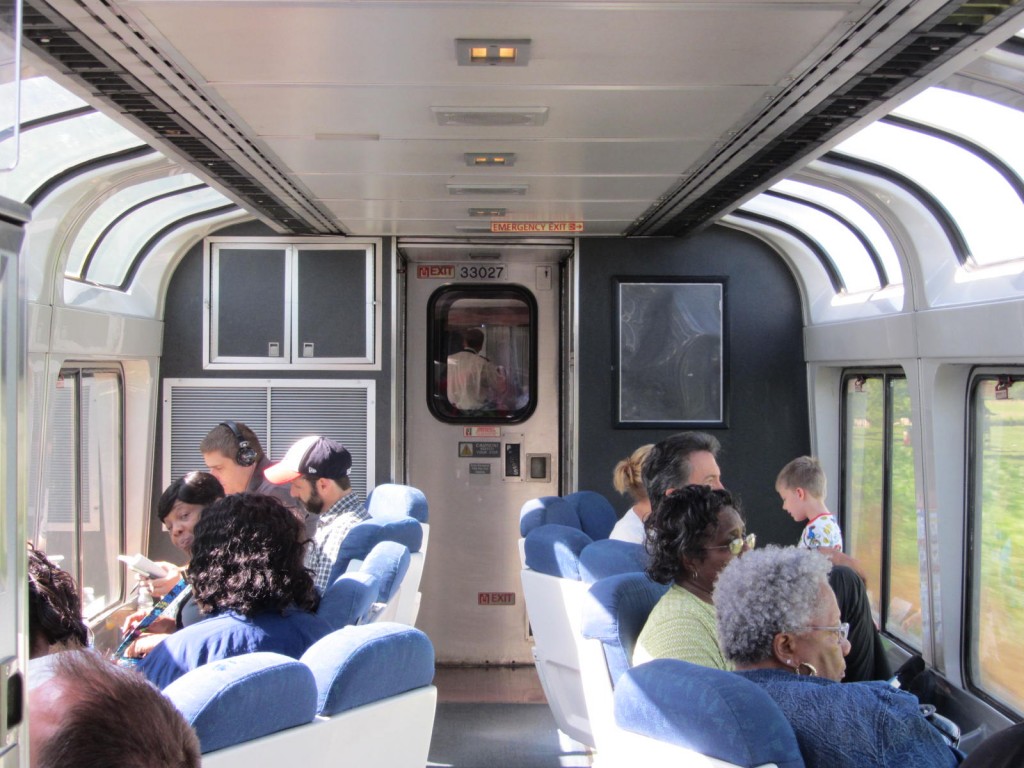 Amtrak observation car