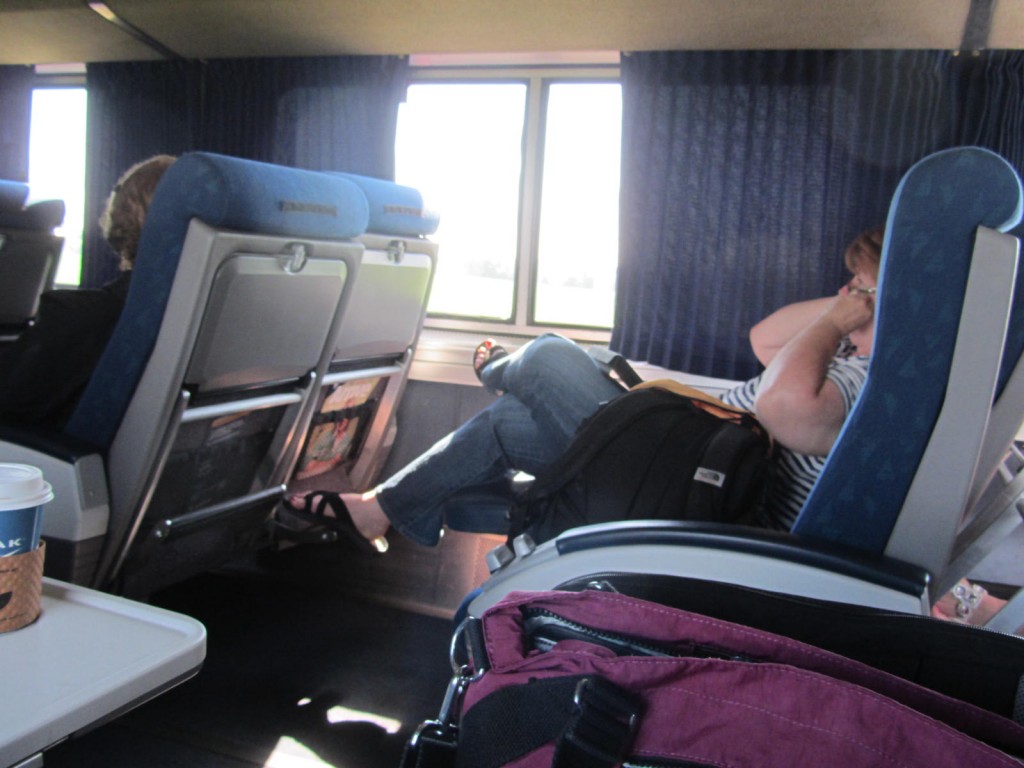 Amtrak - leg room in coach