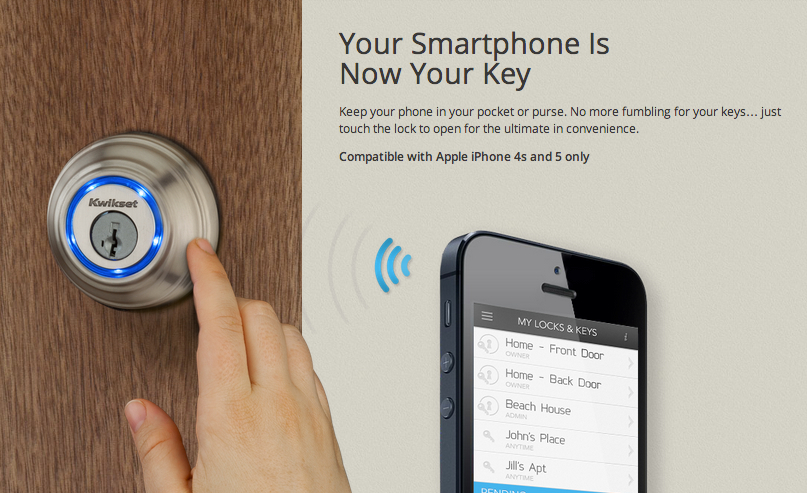 Kwikset Kevo Lock Turns Your Smartphone into Your House Key