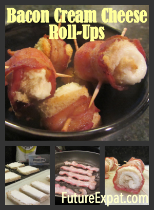 Bacon Cream Cheese Roll-Ups Recipe