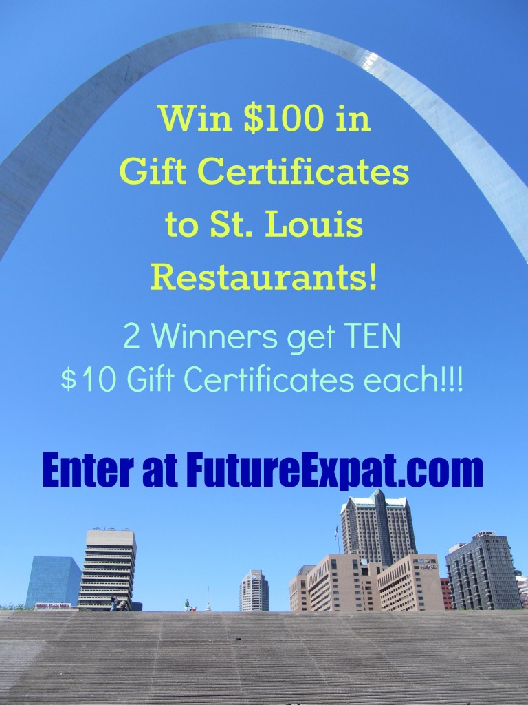 Restaurant gift certificate giveway