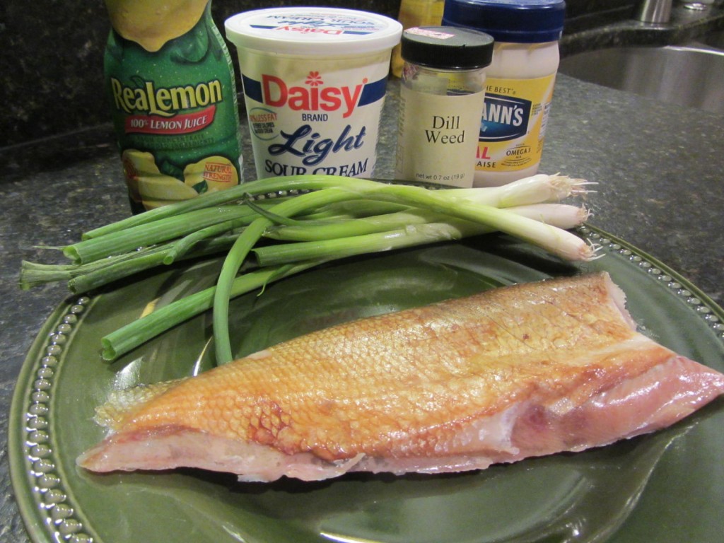 Whitefish salad ingredients