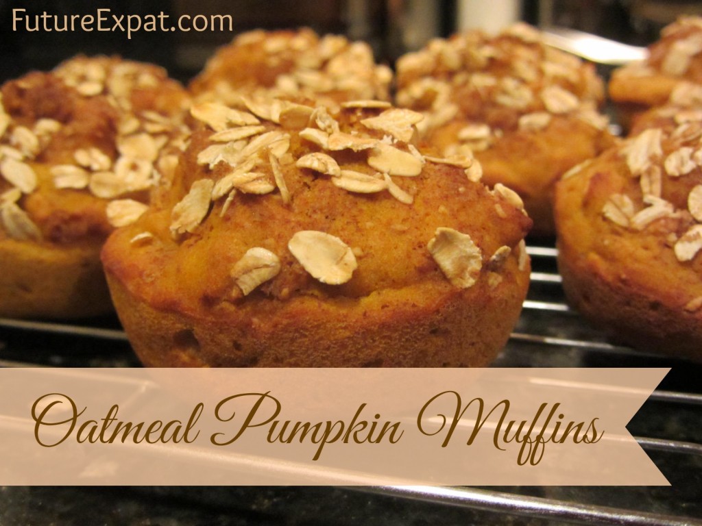 Oatmeal Pumpkin Muffins by Future Expat