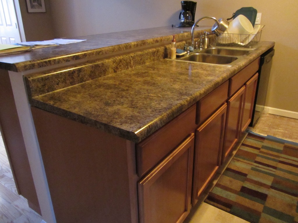 Galley kitchen renovation - before picture