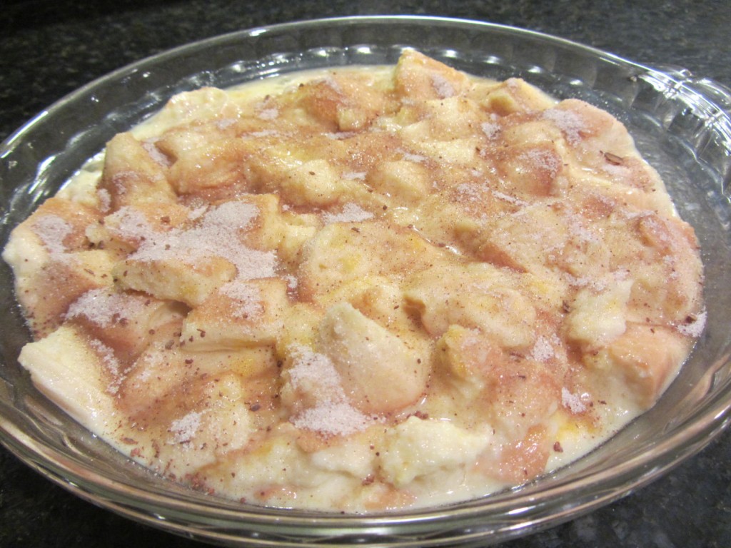 French Toast casserole - ready for oven