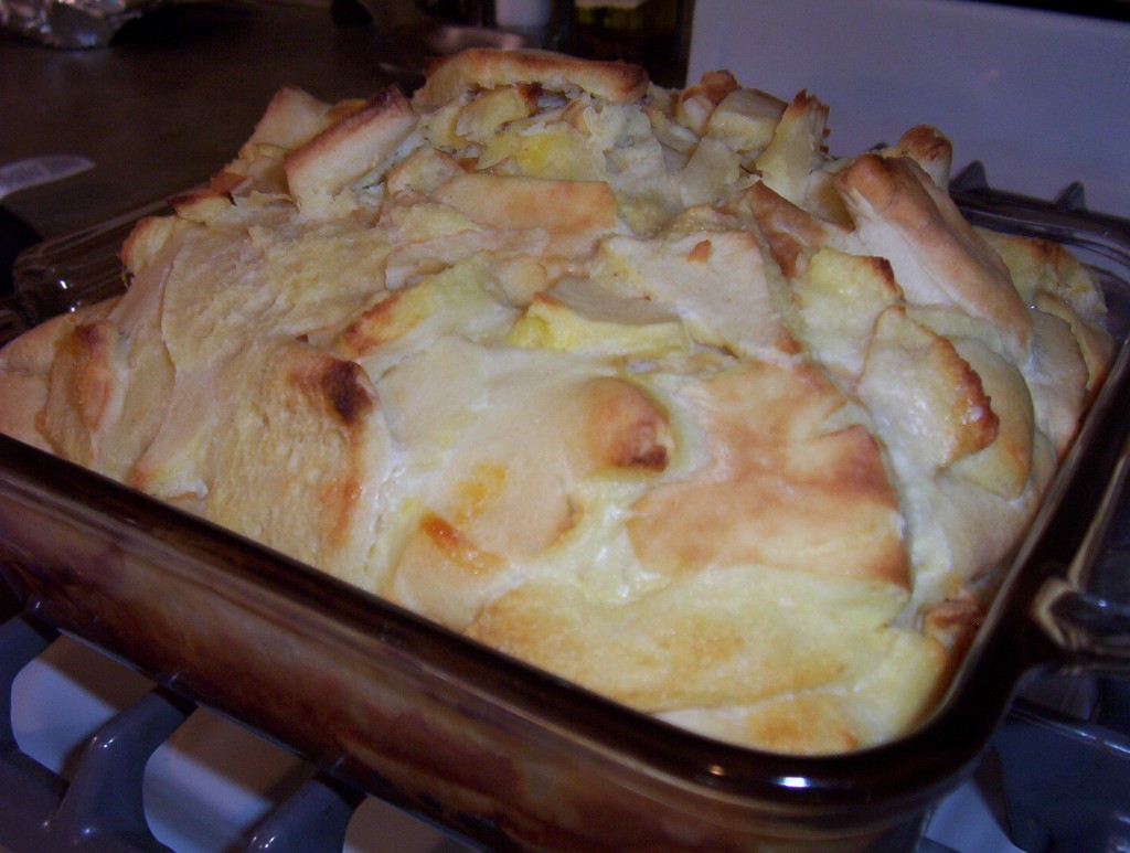 French Toast casserole with pita bread