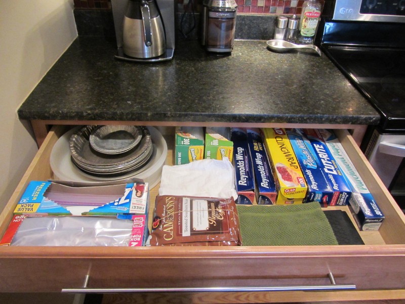 Kitchen remodel - wide kitchen drawer storage