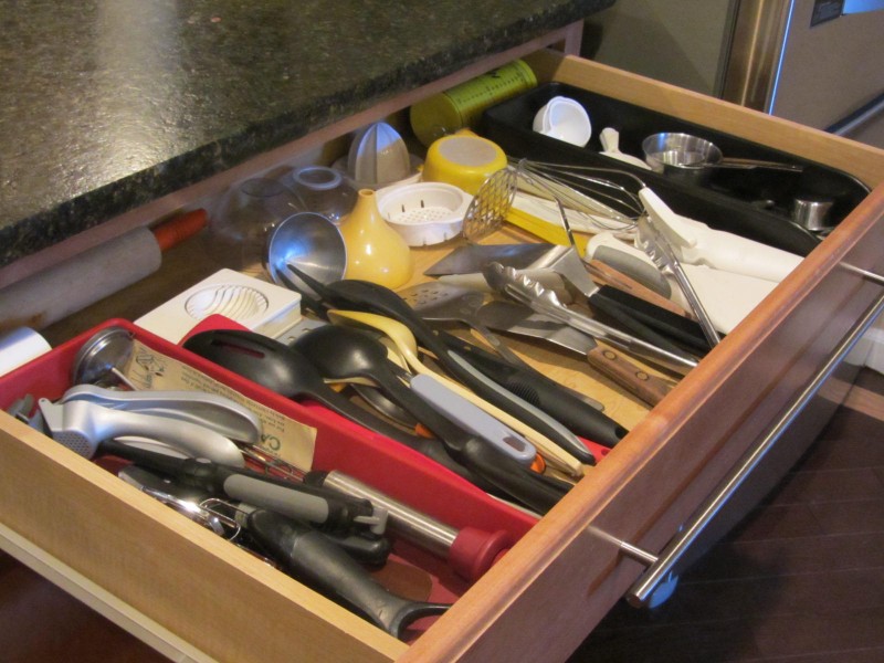 Kitchen remodel - wide utensil drawer