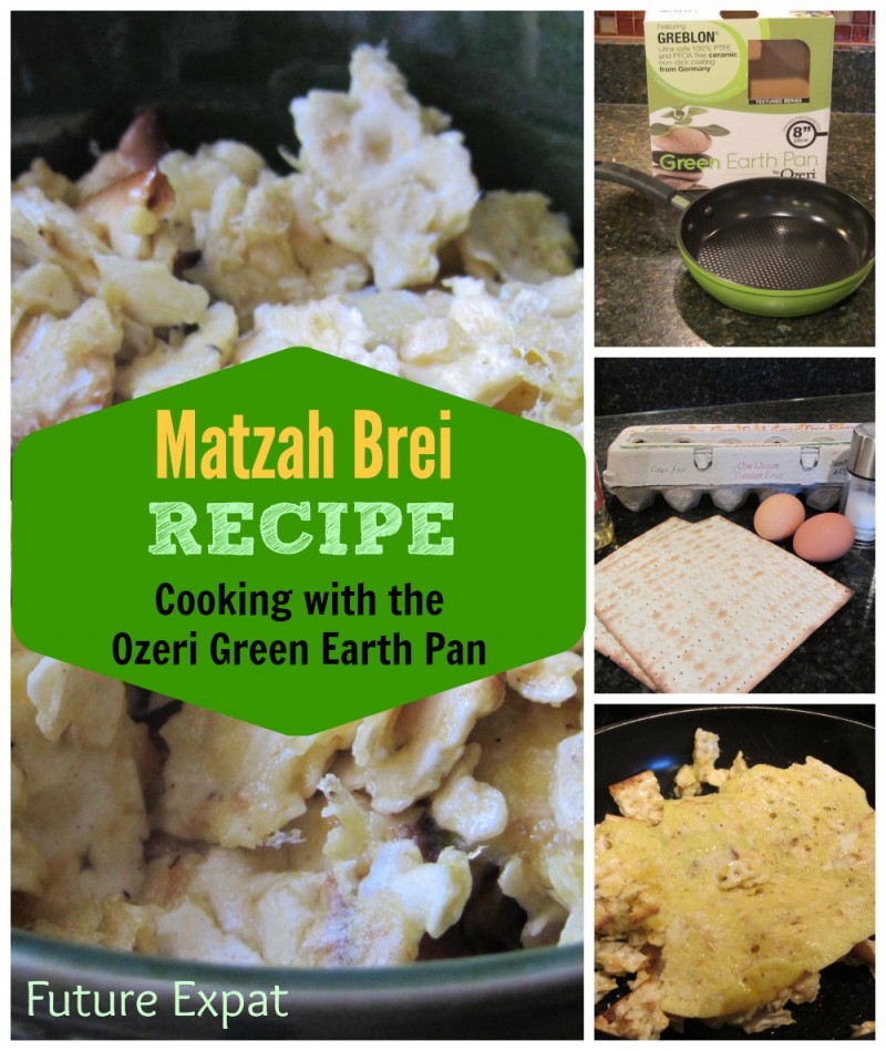 Matzah Brei Recipe - Cooking with the Ozeri Green Earth Pan | Future Expat