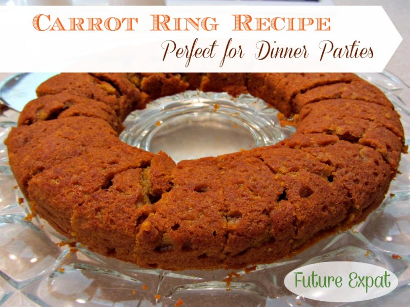 Carrot Ring Recipe - Perfect for Dinner Parties | Future Expat