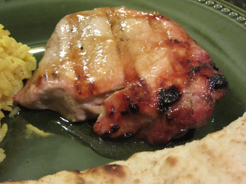 Recipe: Grilled Pork Chops with Apple Brown Sugar Sauce - Future Expat