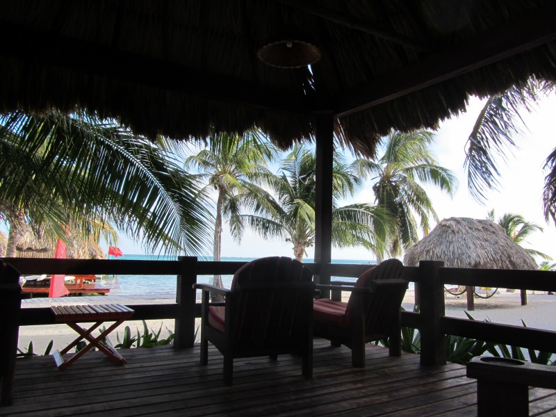 Belize thatch covered pavilion - Future Expat