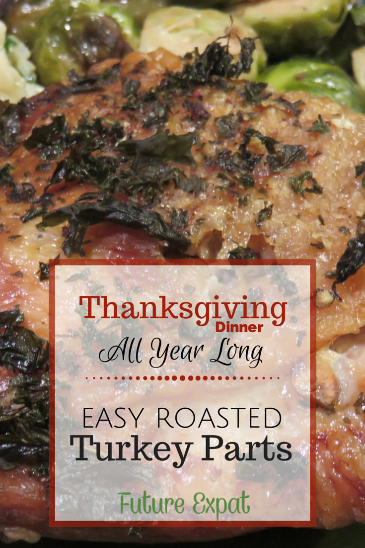 Easy Roasted Turkey Parts - Thanksgiving Dinner All Year Long | Future Expat