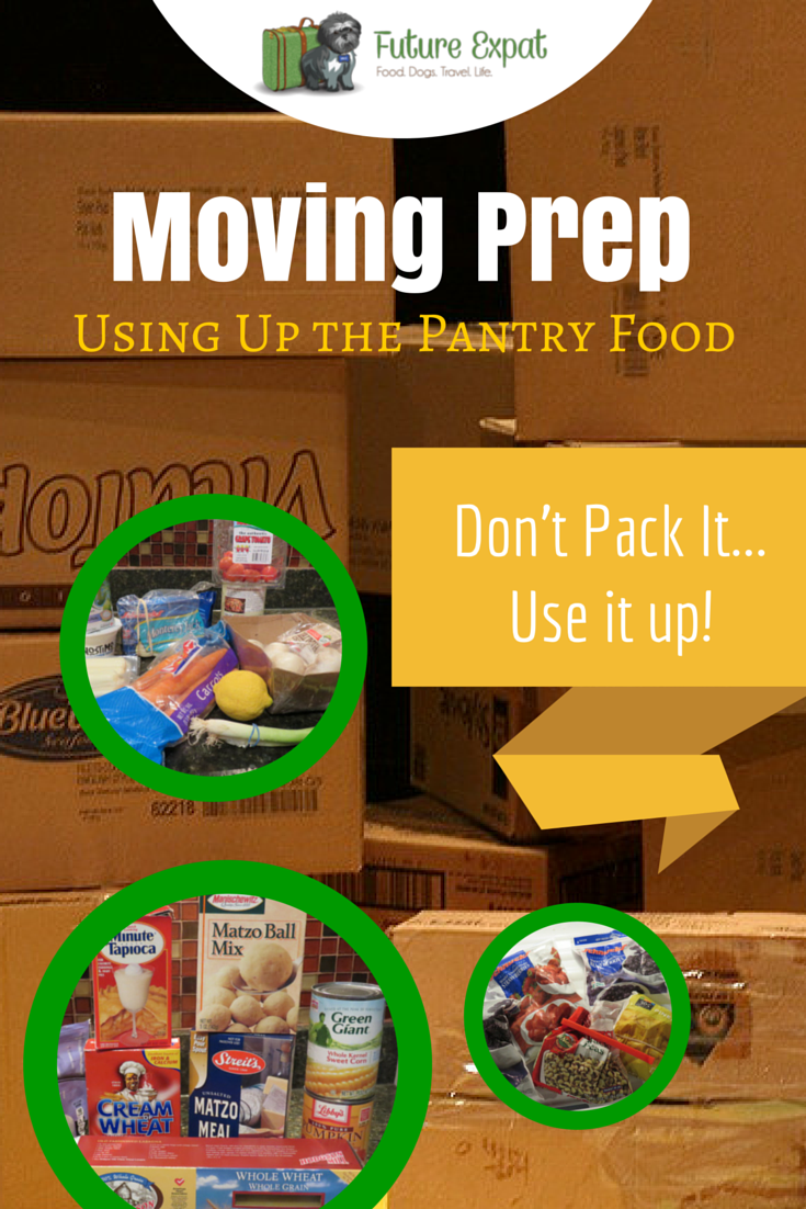 Moving Prep: Using Up the Pantry Food