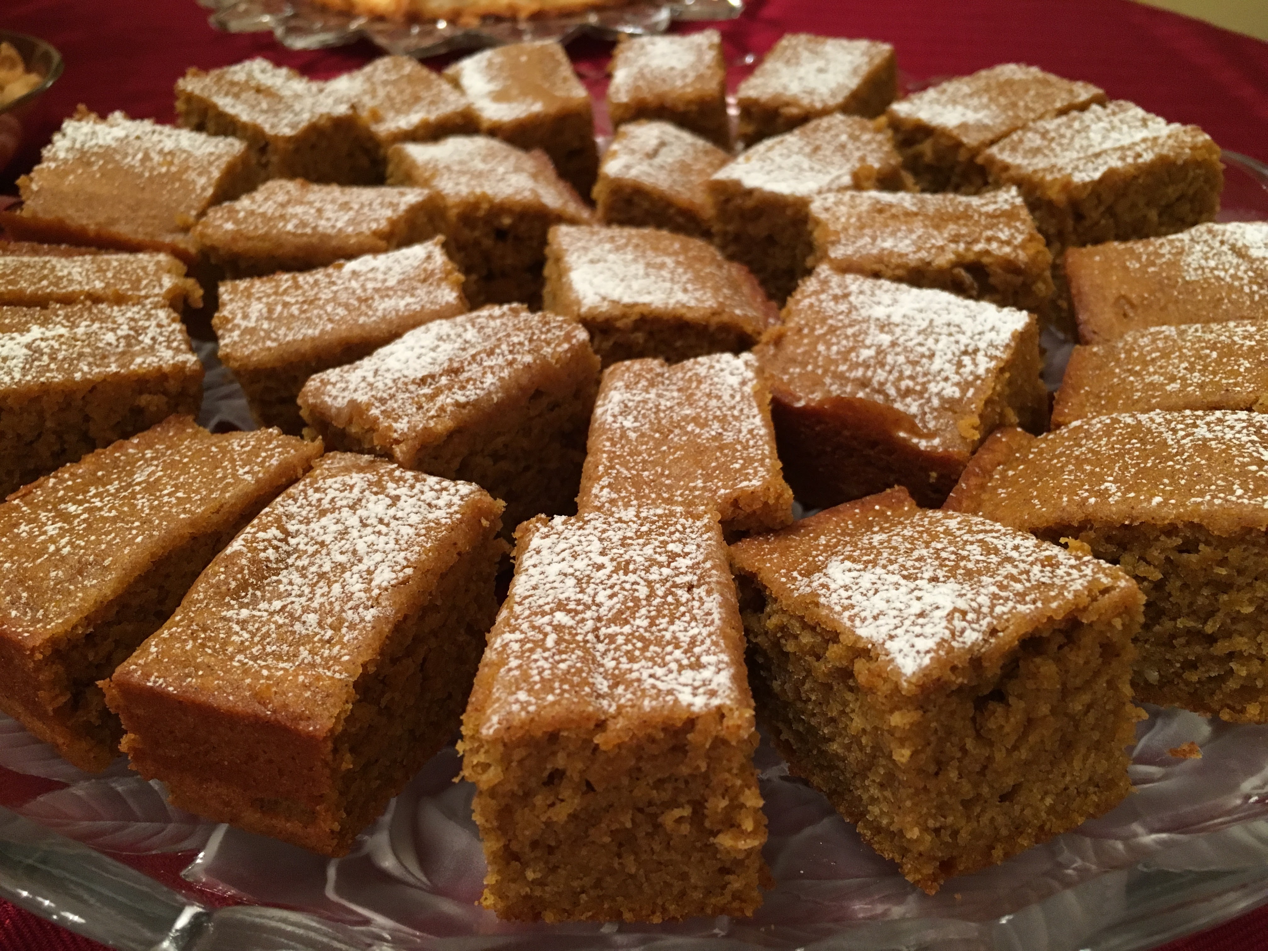 Pumpkin Cake (Bar Style)