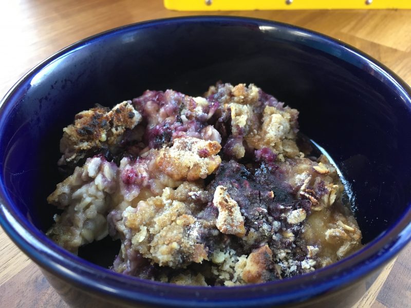 Banana Blueberry Oatmeal Bake | Future Expat