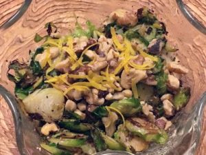 Brussels Sprouts with Toasted Walnuts and Lemon | Future Expat